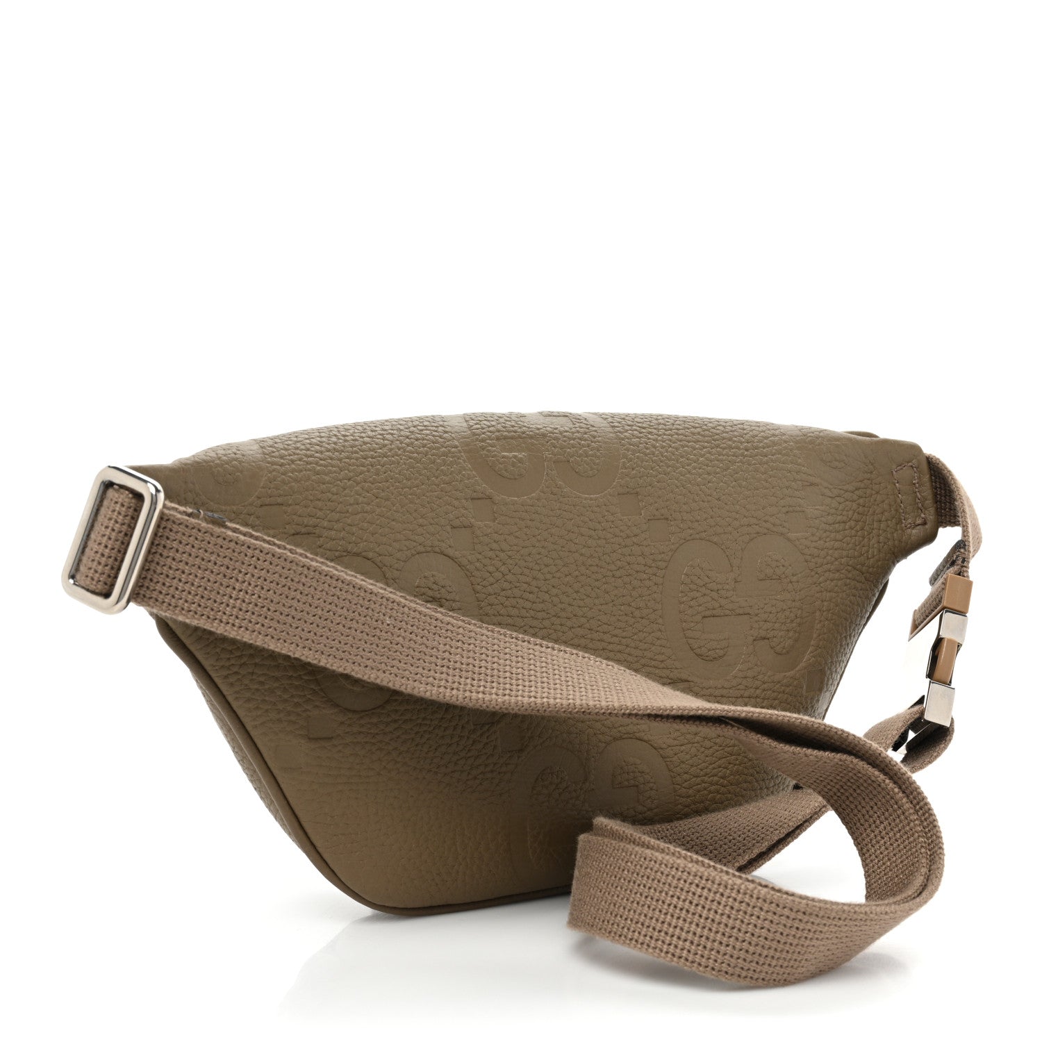 Gucci Piuma Calfskin Jumbo GG Embossed Small Belt Bag Good Taupe 3 of 10