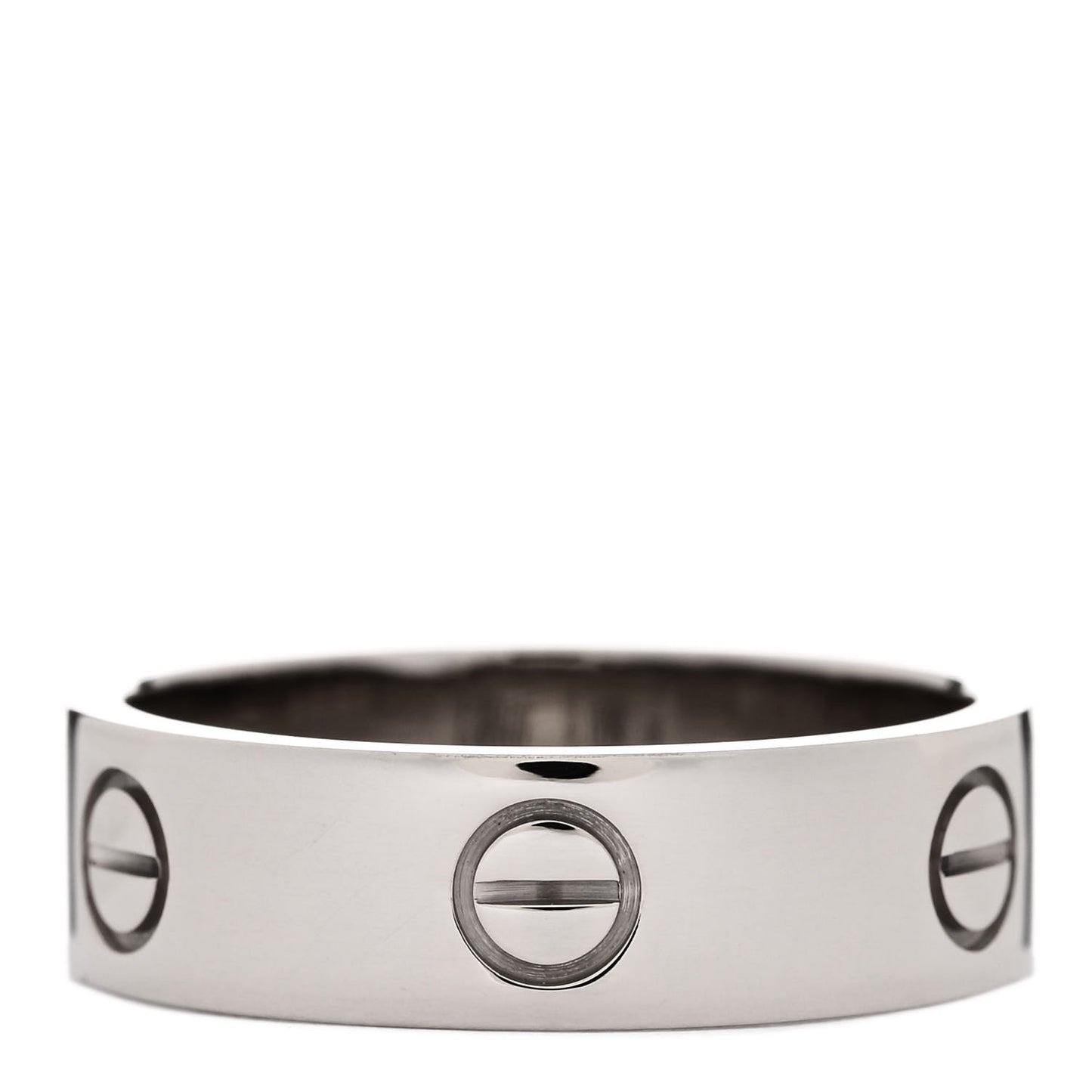 18K White Gold 5.5mm LOVE Ring 59 8.75