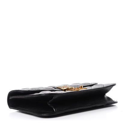 Christian Dior Lambskin Cannage Large Dioraddict Flap J’Adior Strap Black 4 of 10