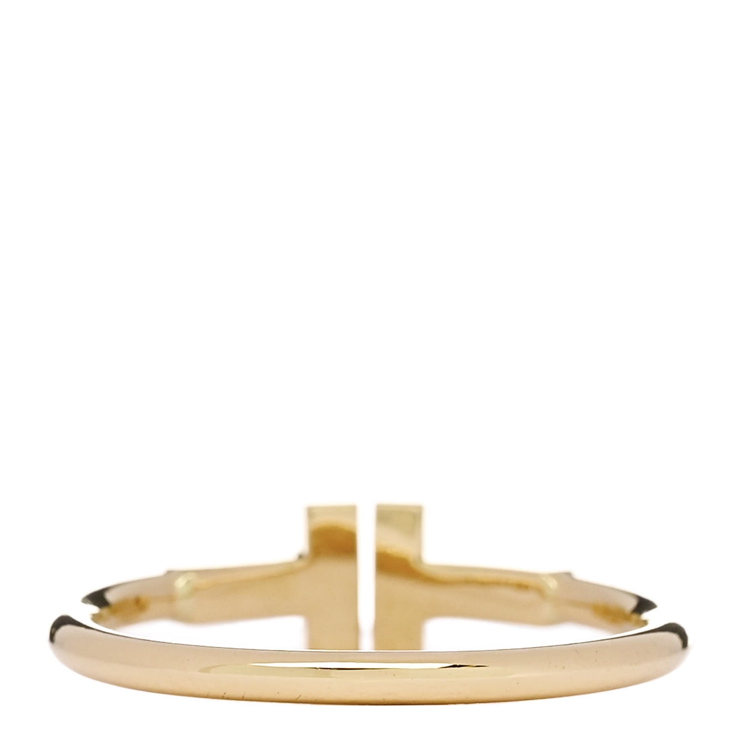 18K Yellow Gold T Wire Ring 58 8.5