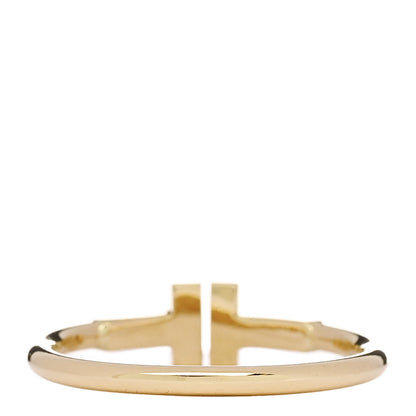 Tiffany 18K Yellow Gold T Wire Ring 58 8.5 3 of 5