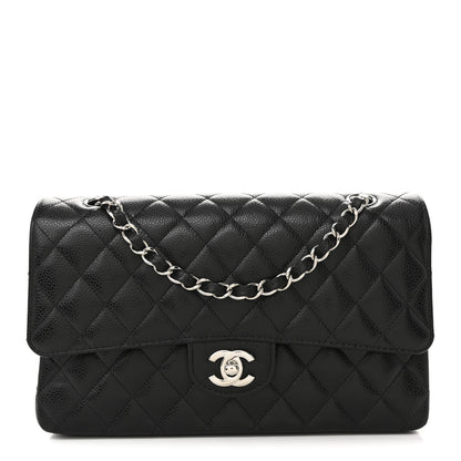 Chanel Caviar Quilted Medium Double Flap Black 1 of 11
