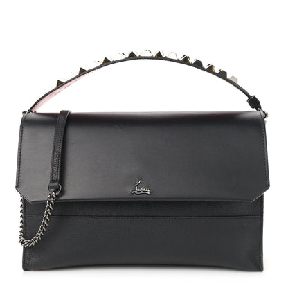 Christian Louboutin Calfskin Loubiblues Paris Clutch Bag Black Multi 1 of 12
