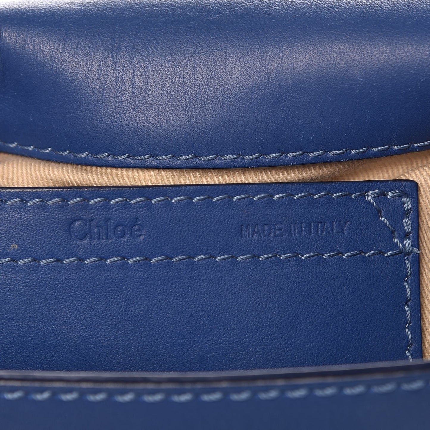 Calfskin Mini Marcie Metal Bar Trim Crossbody Bag Sea Water