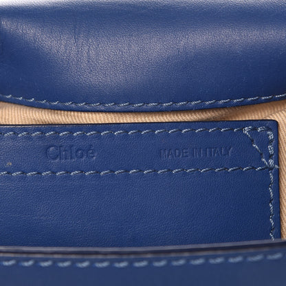 Chloe Calfskin Mini Marcie Metal Bar Trim Crossbody Bag Sea Water 6 of 8