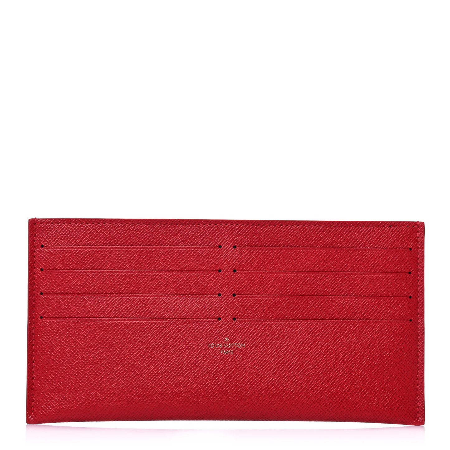 Calfskin Felicie Card Holder Insert Cherry