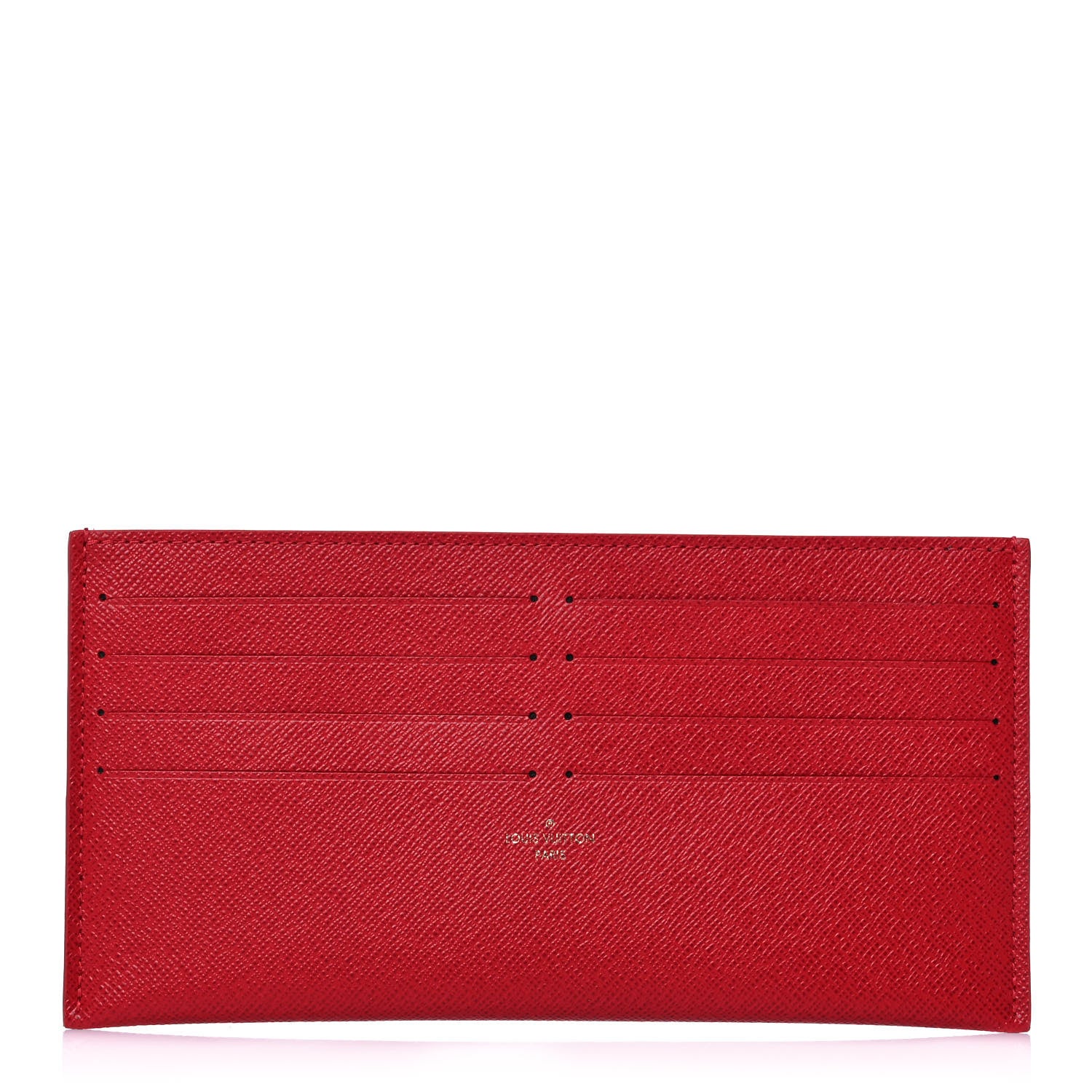 Louis Vuitton Calfskin Felicie Card Holder Insert Cherry 1 of 9