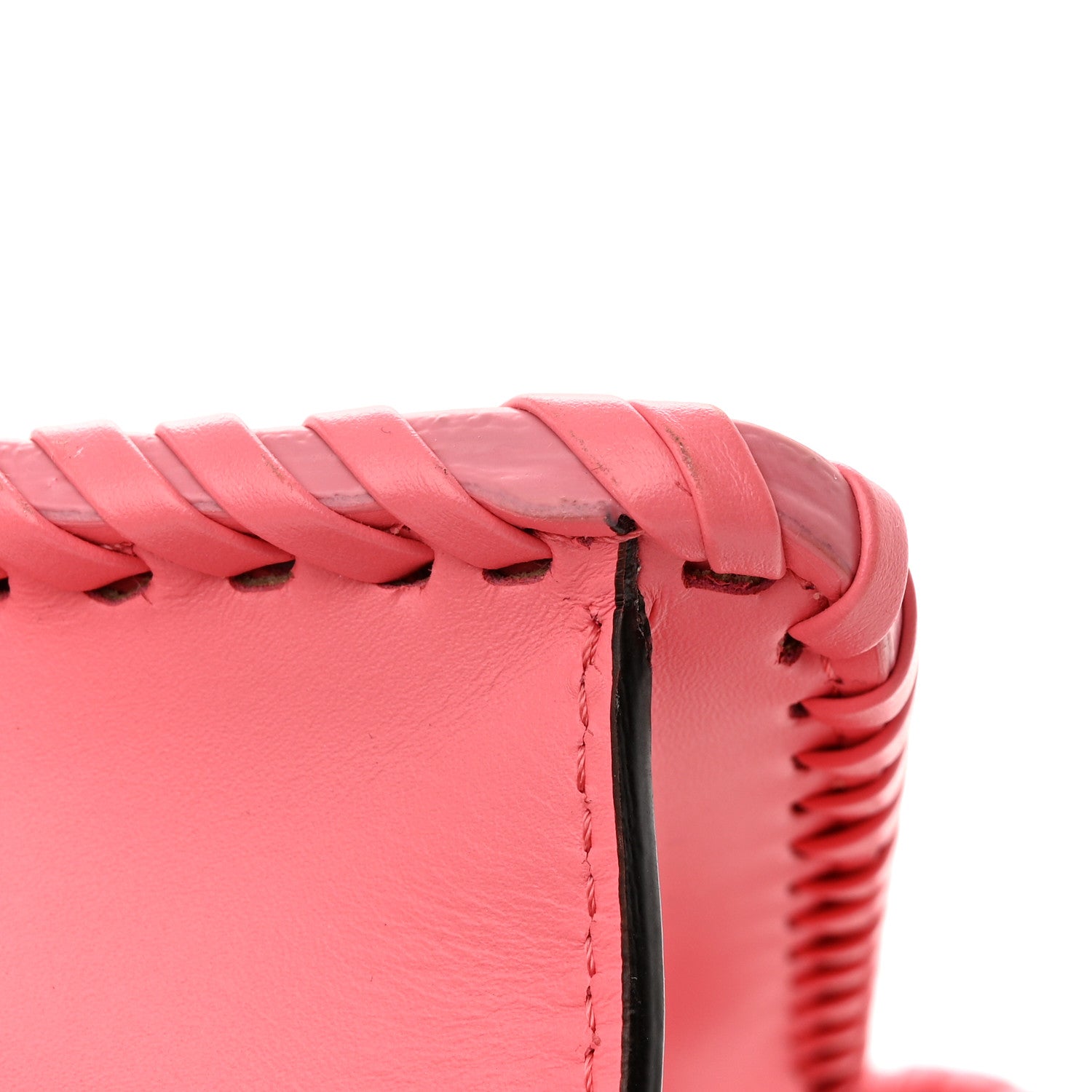 Fendi Vitello King Shiny Nappa Intreccio Small Peekaboo I SEE U Satchel Pink Dalia 12 of 12