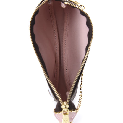 Louis Vuitton Damier Ebene 2020 Christmas Animation Big Wheel Mini Pochette Accessories Rose Ballerine 5 of 11