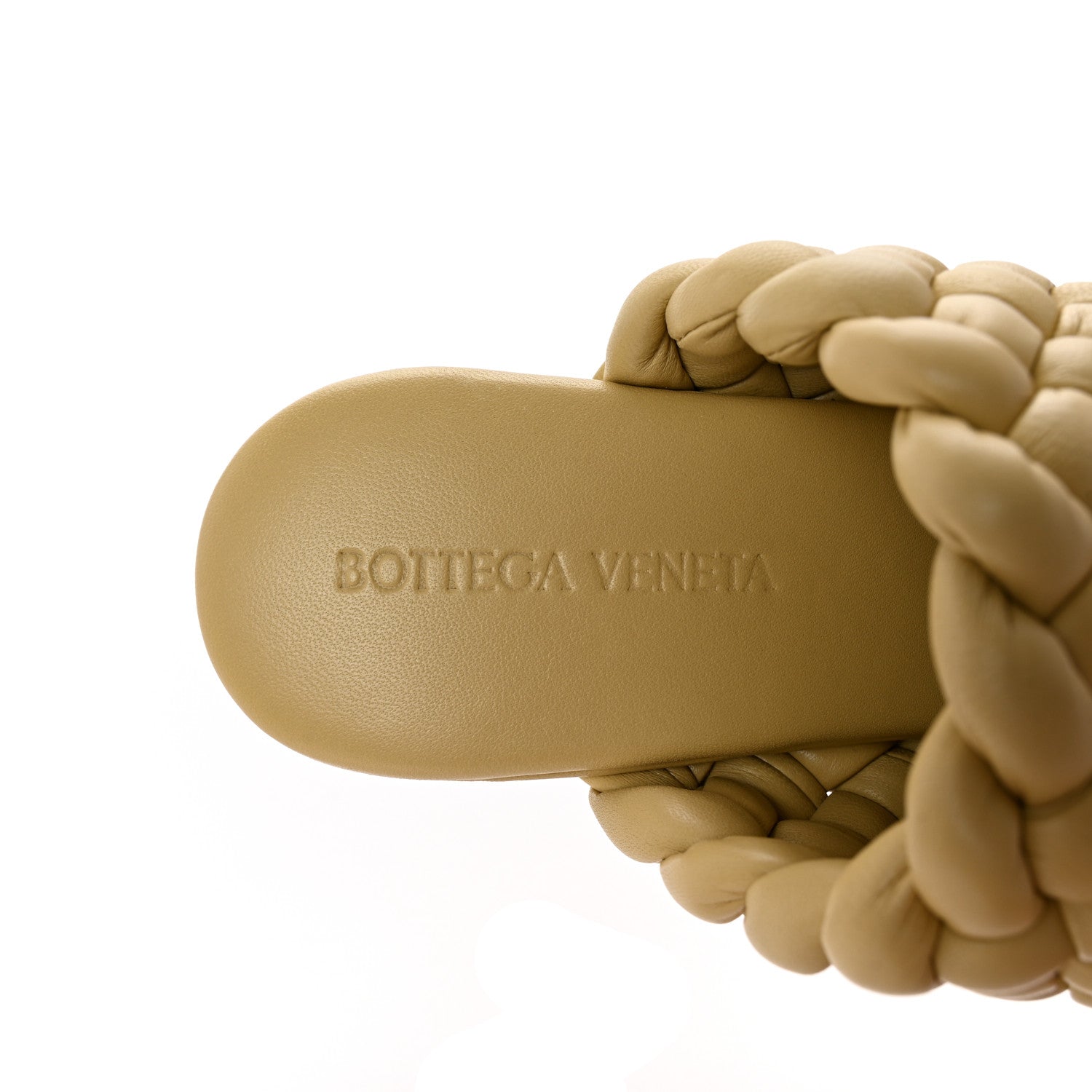 Bottega Veneta Nappa Padded Intreccio The Curve Sandals 39.5 Tapioca 8 of 9