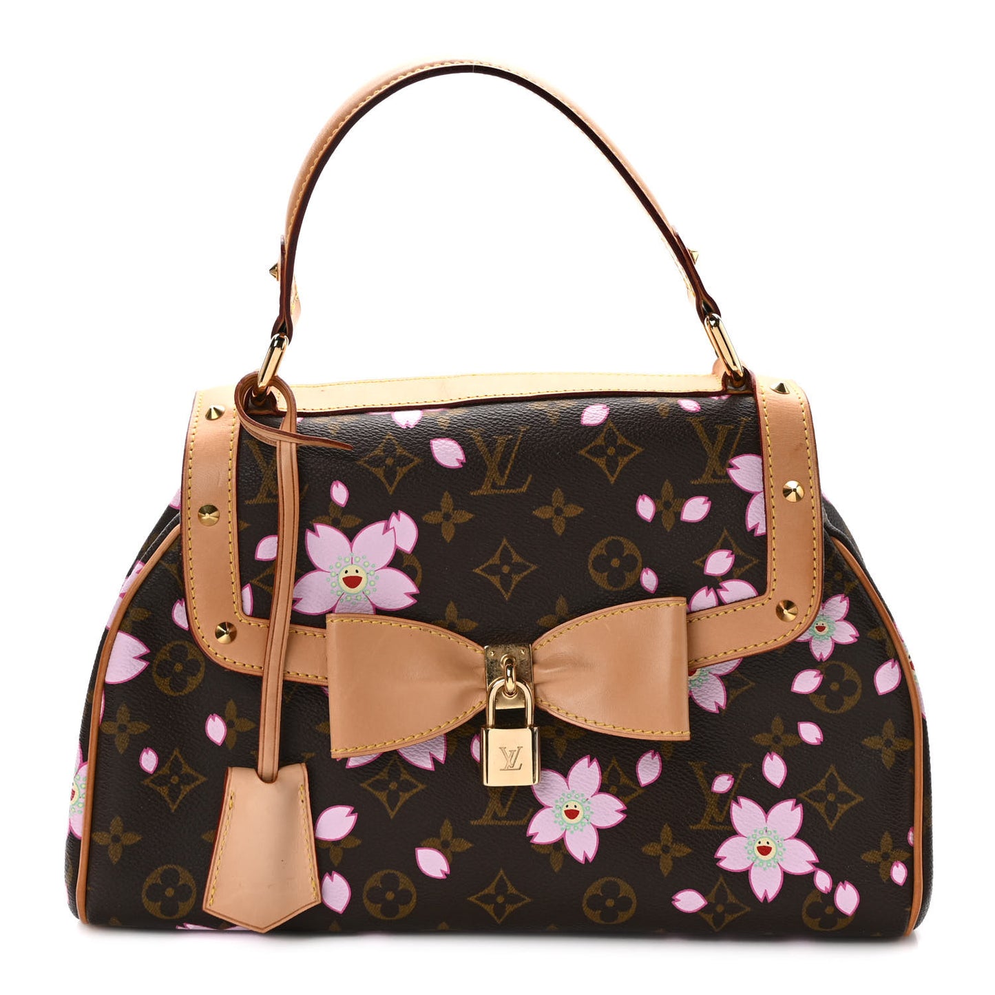Monogram Cherry Blossom Sac Retro Bag Brown