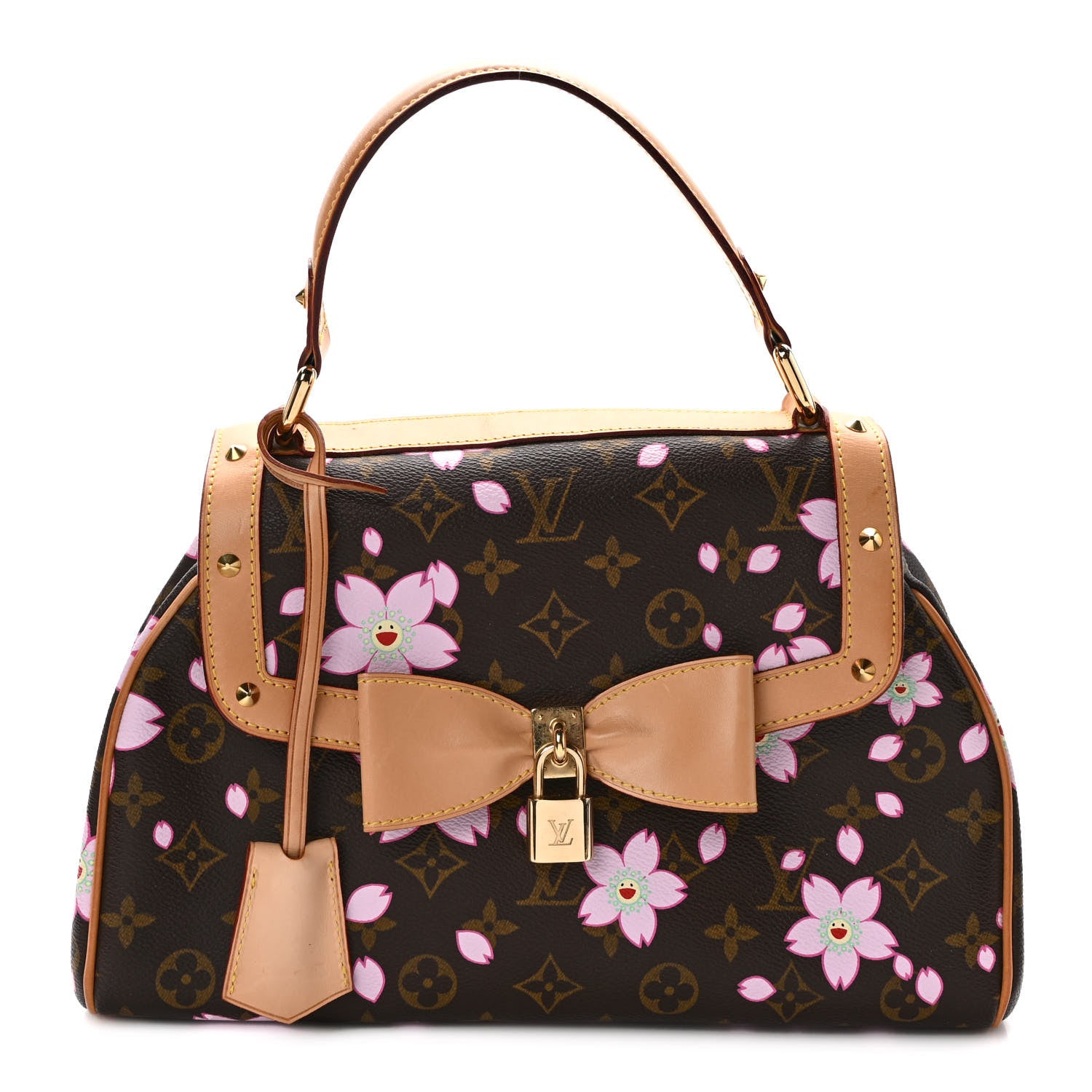 Louis Vuitton Monogram Cherry Blossom Sac Retro Bag Brown 1 of 11