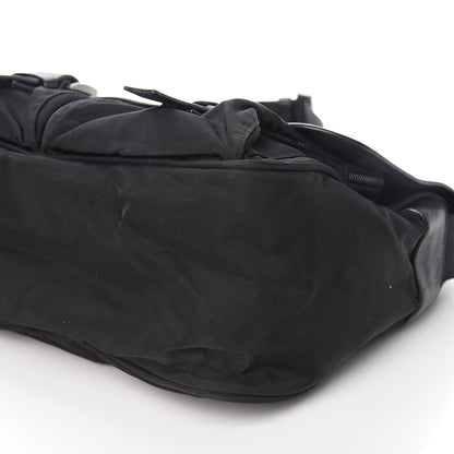 Prada Nylon Vela Messenger Bag Black 9 of 12