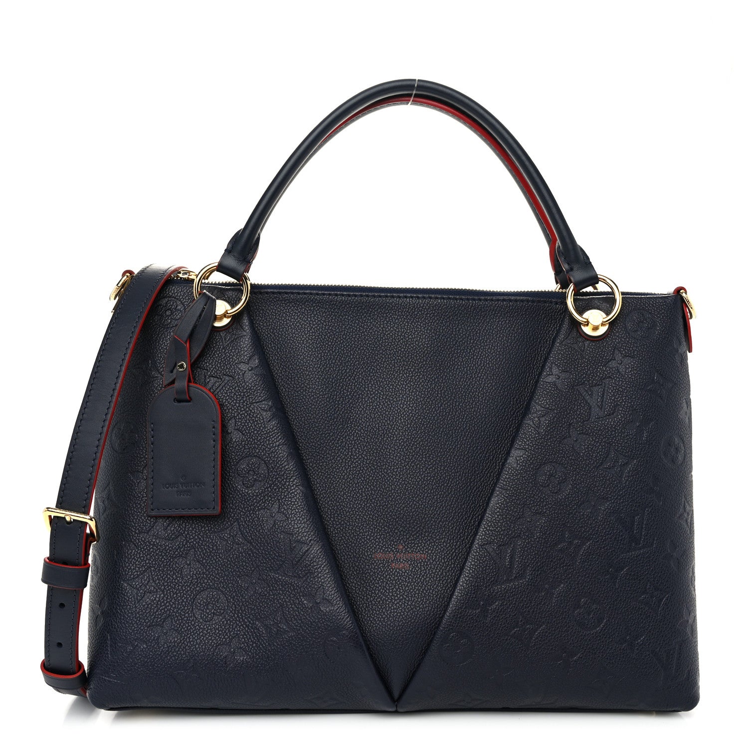 Louis Vuitton Empreinte V Tote MM Marine Rouge 1 of 10