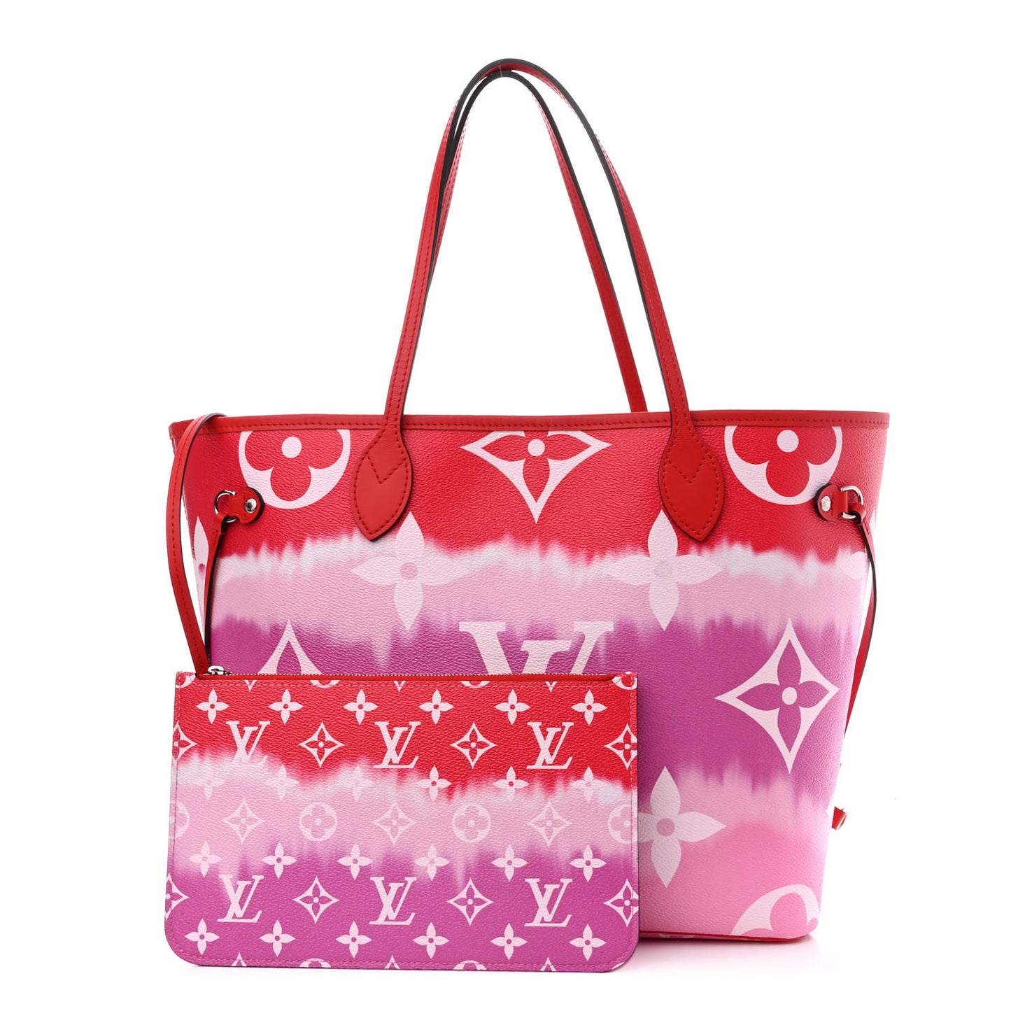 Monogram Escale Neverfull MM Rouge