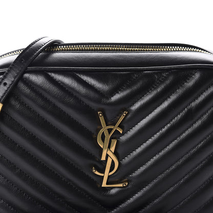 Saint Laurent Calfskin Matelasse Monogram Lou Camera Bag Black 10 of 10