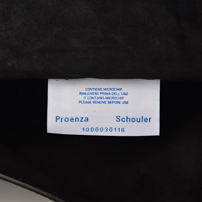 Proenza Schouler Pebbled Calfskin Small Courier Black 6 of 11