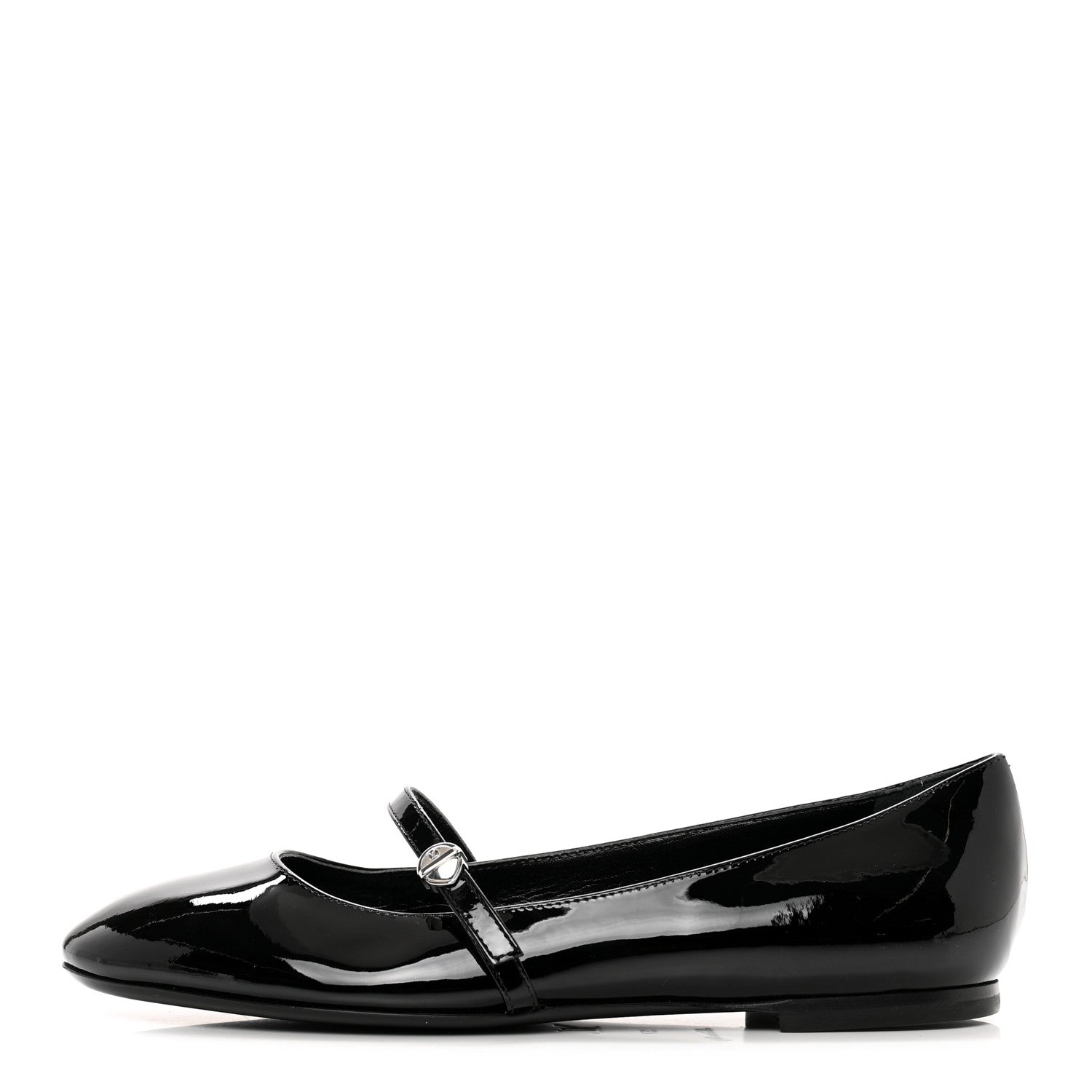 Louis Vuitton Patent Uniformes Ballerina Flat 37 Black 1 of 8