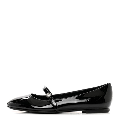 Louis Vuitton Patent Uniformes Ballerina Flat 37 Black 1 of 8