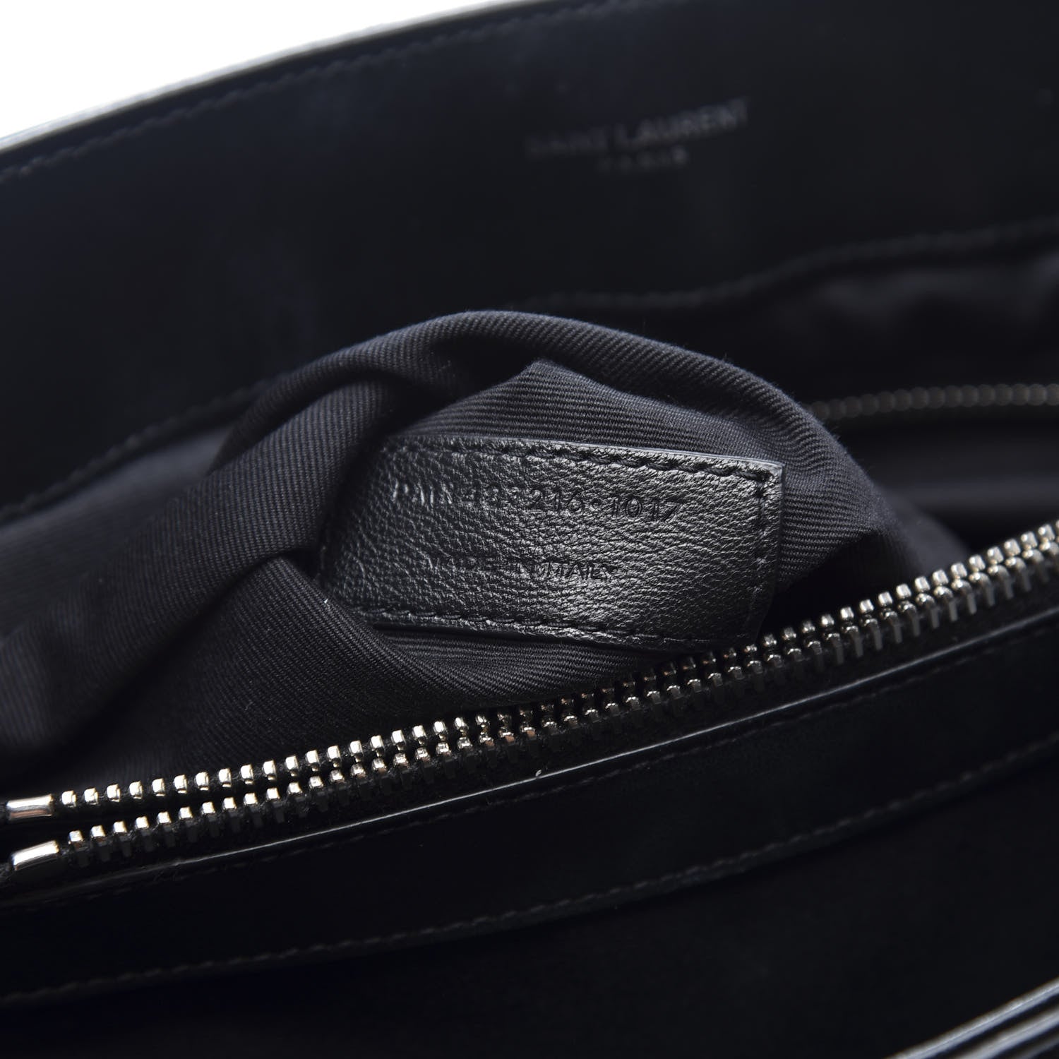 Saint Laurent Calfskin Y Quilted Monogram Medium Loulou Chain Satchel Black 8 of 12