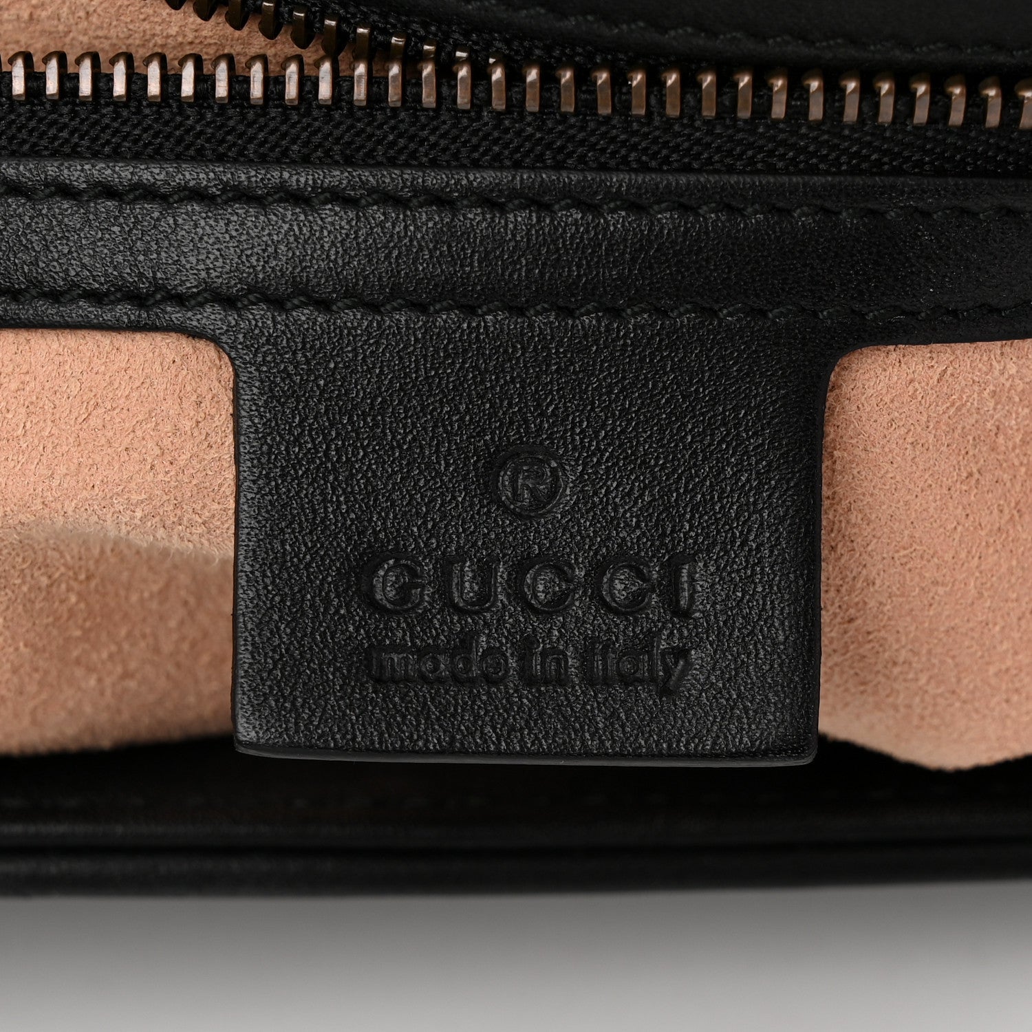 Gucci Calfskin Matelasse Maxi GG Marmont Top Handle Shoulder Bag Black 6 of 10