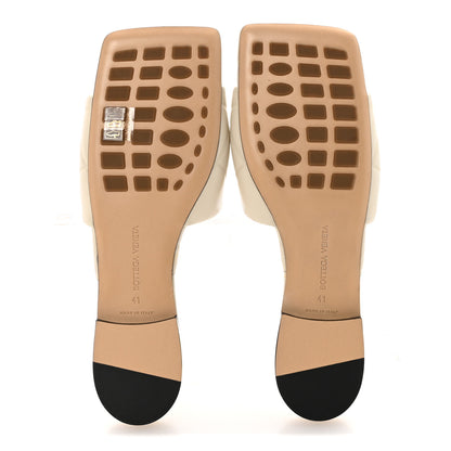 Bottega Veneta Nappa Quilted Rubber Lido Flat Sandals 41 Wax 6 of 9