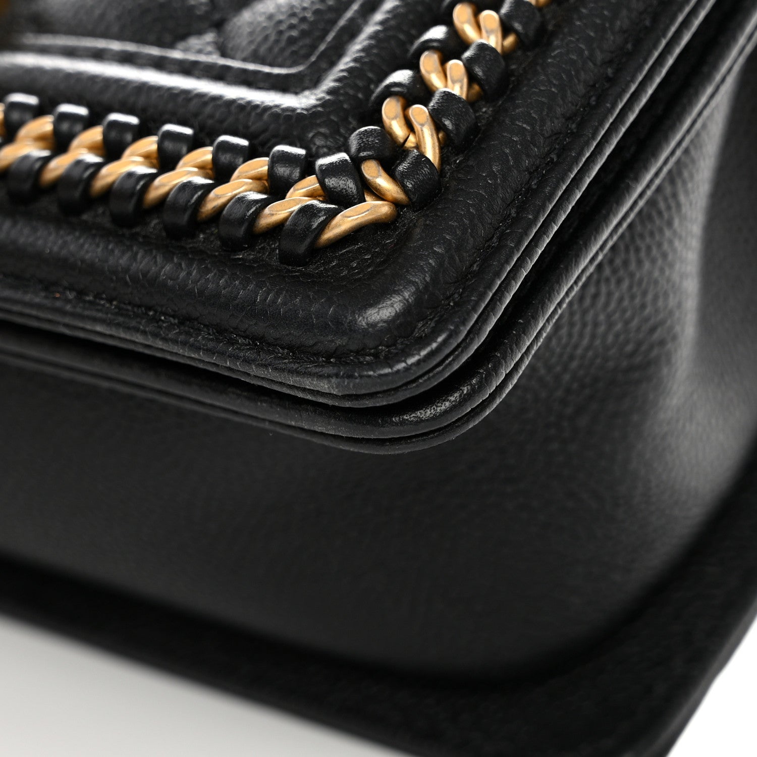 Chanel Caviar Quilted Small Chain Around Boy Flap Black 11 of 11