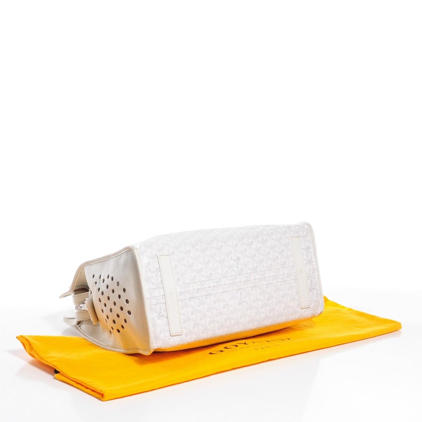 Goyardine Sac Hardy Pet Carrier PM White