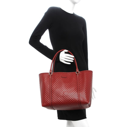 Gucci Microguccissima Medium Joy Tote Red 2 of 7