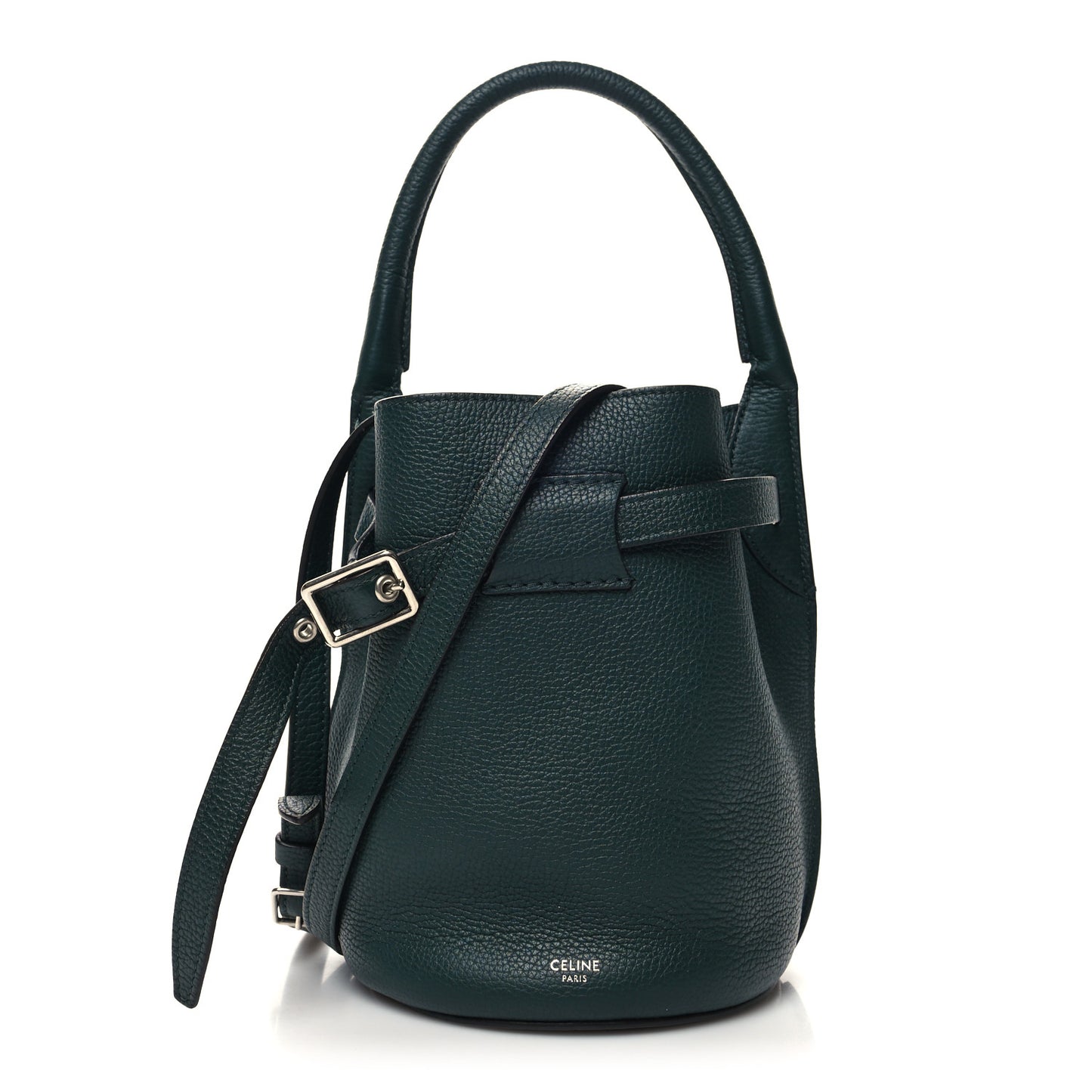 Supple Grained Calfskin Nano Big Bag Bucket Amazone