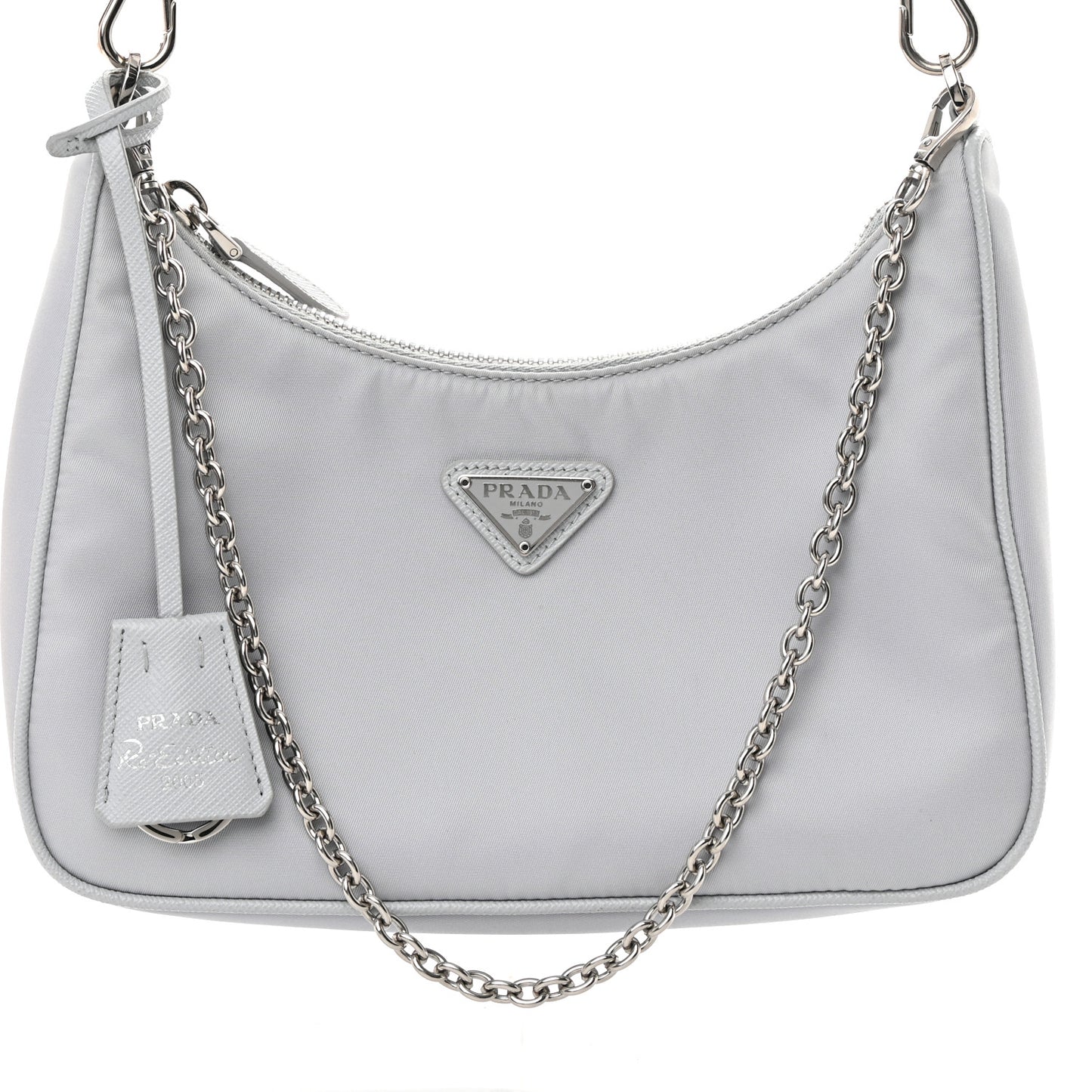 Re-Nylon Saffiano Re-Edition 2005 Shoulder Bag Fiordaliso