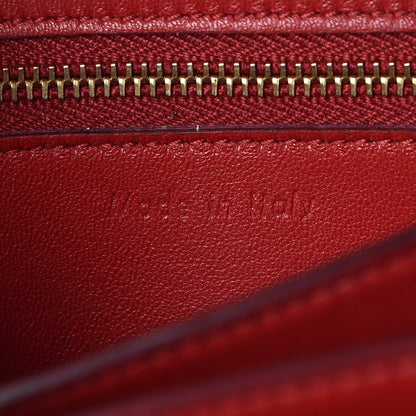 Celine Smooth Calfskin Small Classic Box Flap Bag Red 20 of 26