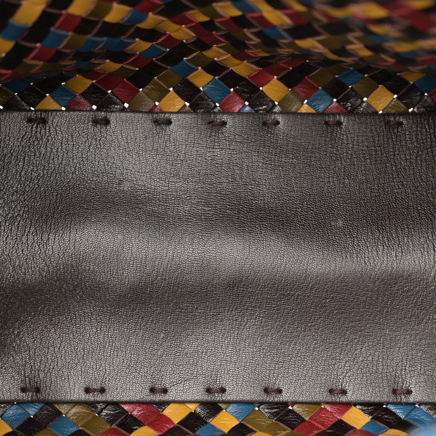 Bottega Veneta Shiny Goatskin Intrecciato Small Cabat Multicolor 6 of 13