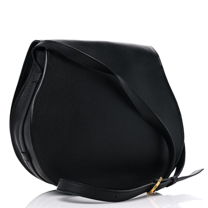 Chloe Calfskin Medium Marcie Round Crossbody Bag Black 3 of 11