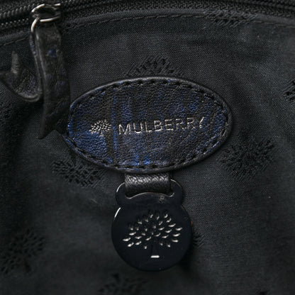 Mulberry Metallic Shrunken Calfskin Alexa Midnight Blue 5 of 10