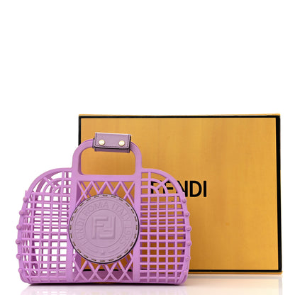 Fendi Recycled Plastic Vitello Liberty Matte Small Fendi Basket Violetta 15 of 15