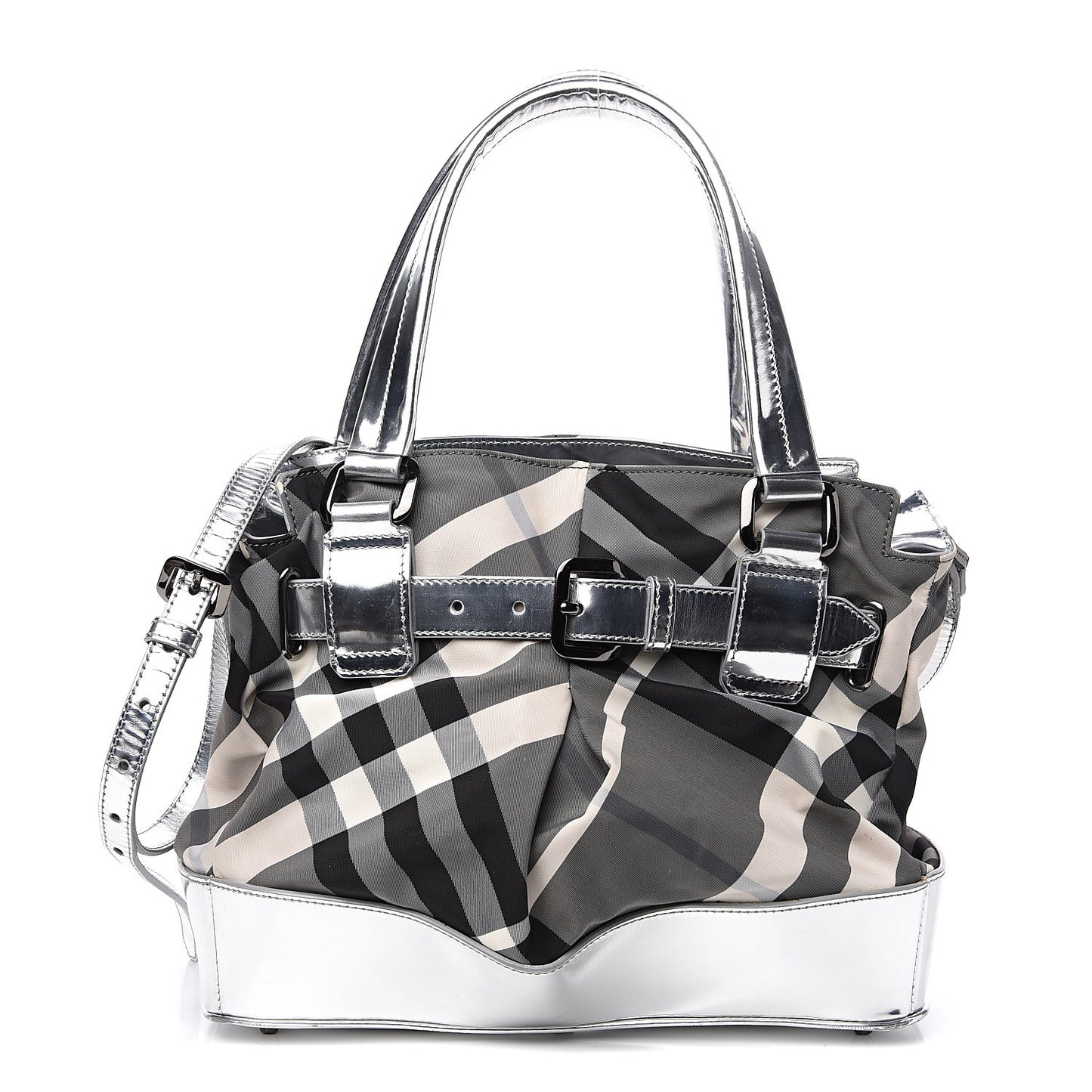 Nylon Beat Check Lowry Silver