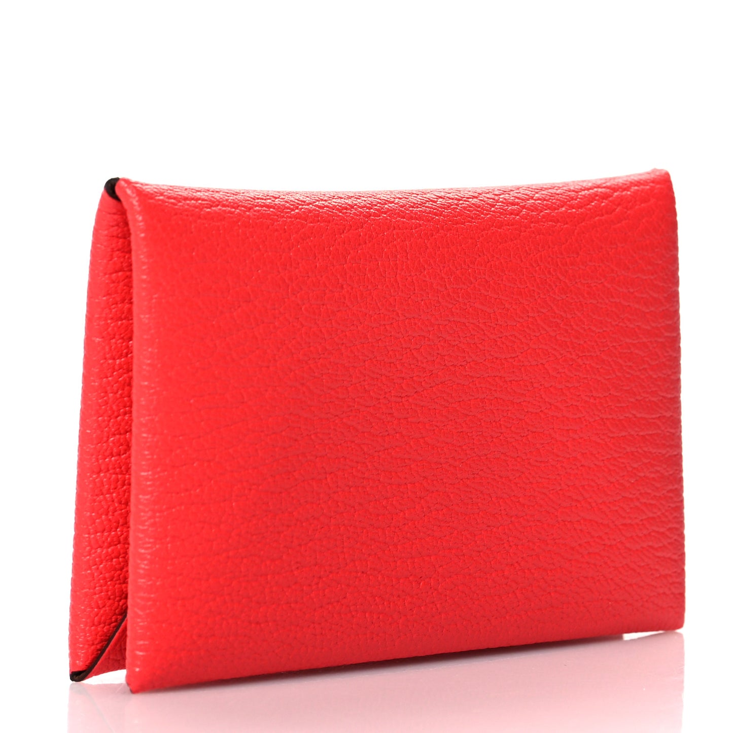 Chevre Mysore Verso Calvi Card Case Rose Texas Quebracho