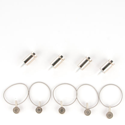 Hermes Stainless Steel Fixation Kit Scarf Hanging System 5 of 8