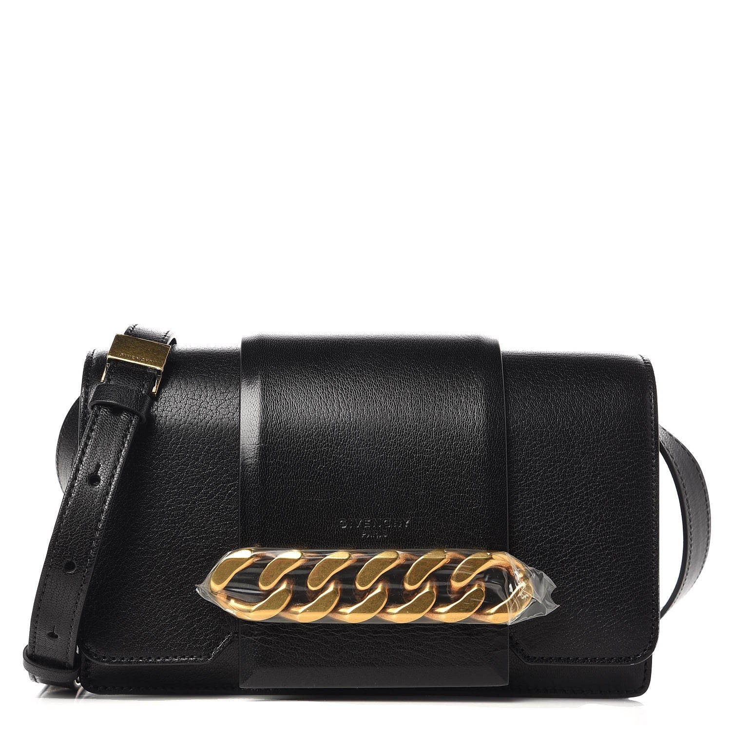 Givenchy Goatskin Infinity Flap Bag Black 1 of 11