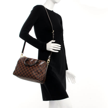 Louis Vuitton Damier Ebene Speedy Bandouliere 25 2 of 9