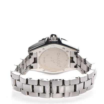 Chanel Titanium Ceramic 33mm J12 Chromatic Quartz Watch 4 of 7