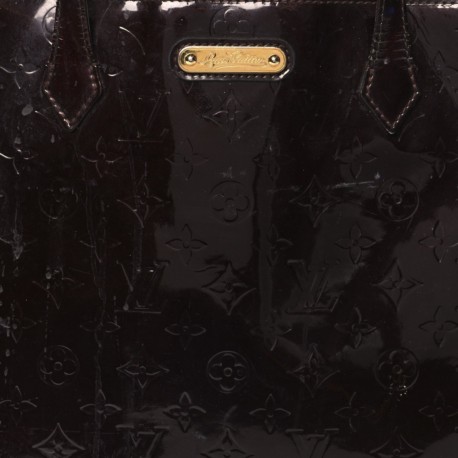 Louis Vuitton Vernis Wilshire GM Amarante 7 of 18