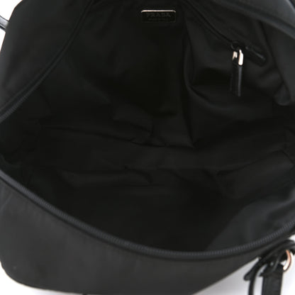 Prada Tessuto Nylon Raso Bear Small Handle Bag Black 5 of 10