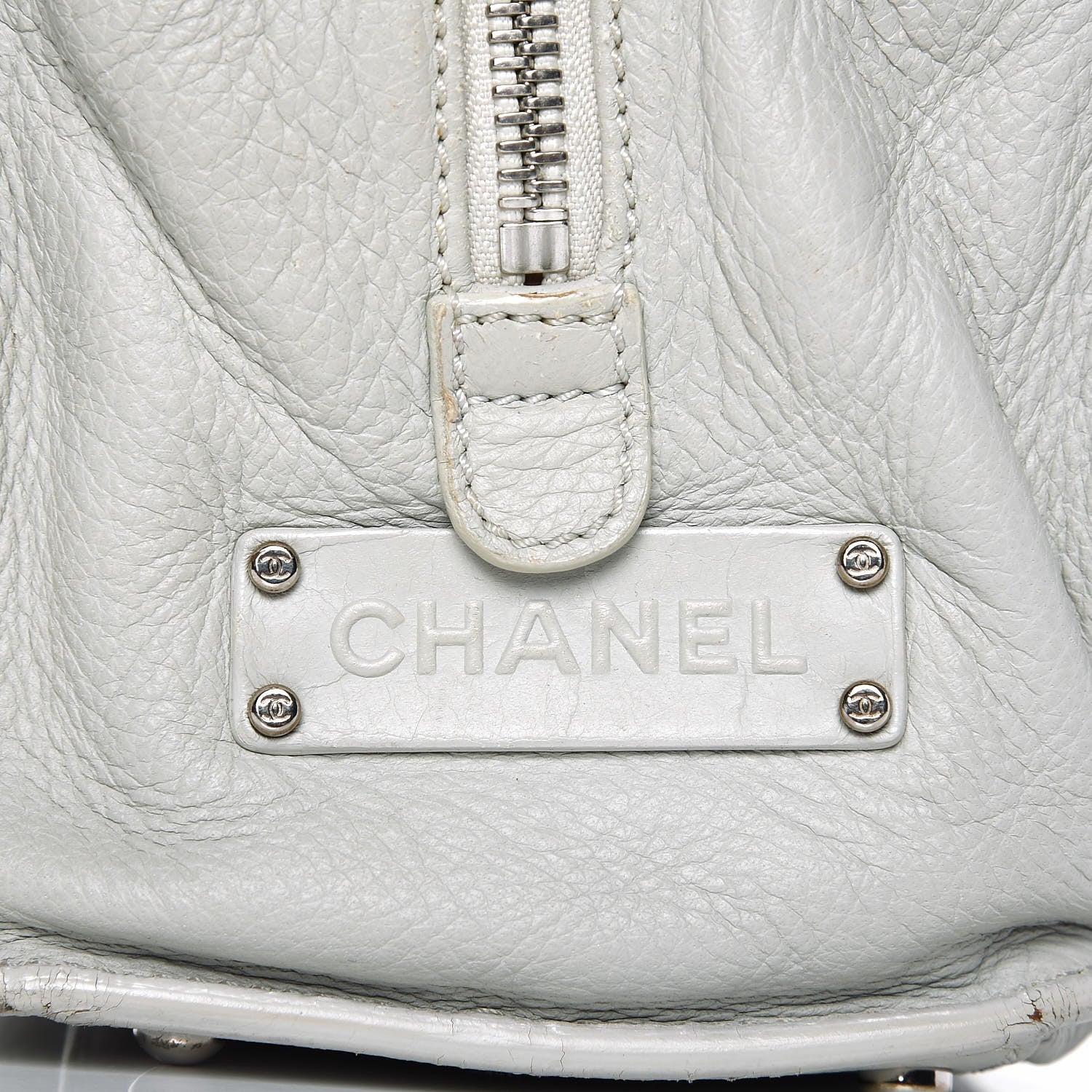 Chanel Deerskin Bolt Bag Light Green 19 of 21