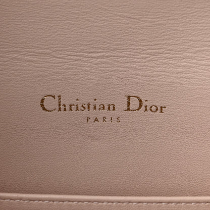 Christian Dior Lambskin Cannage Lady Dior Chain Wallet Beige 6 of 9