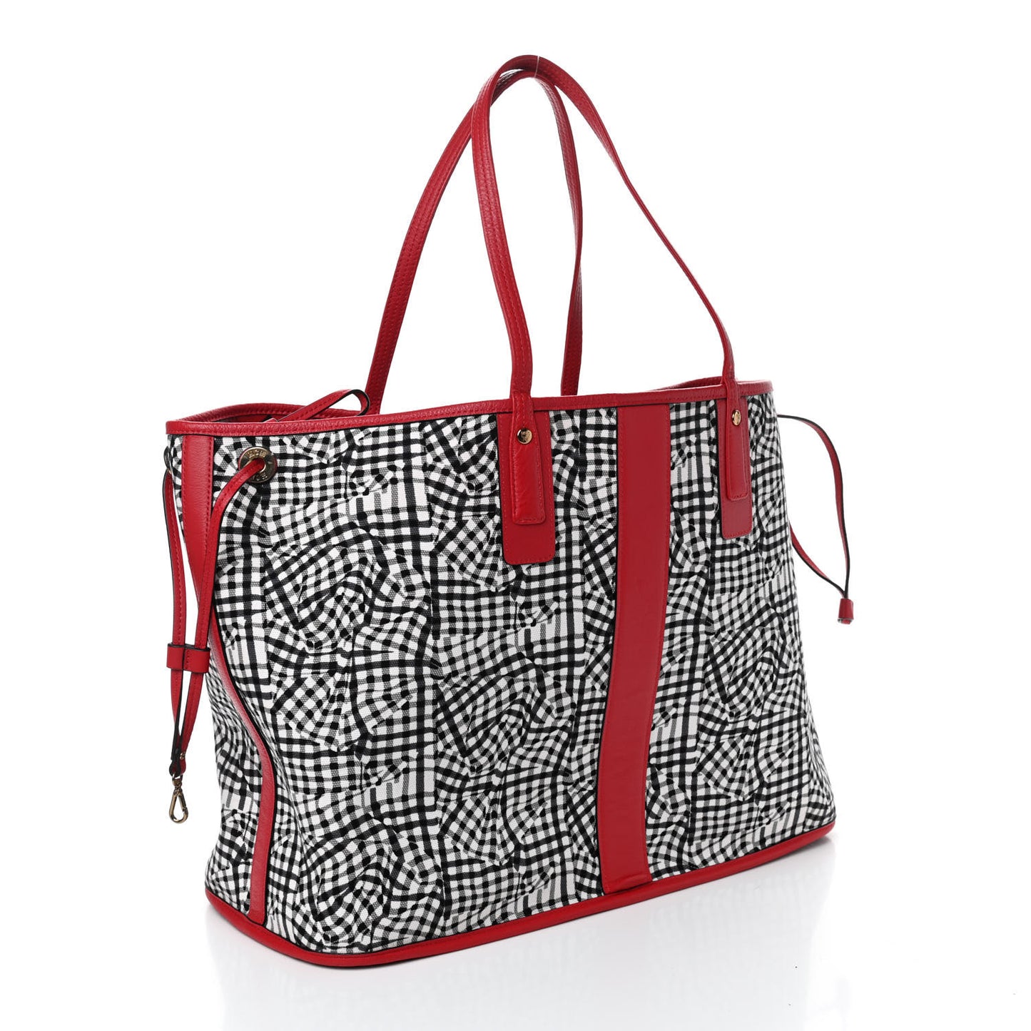 Visetos Large Liz Reversible Shopper Tote Ruby Red