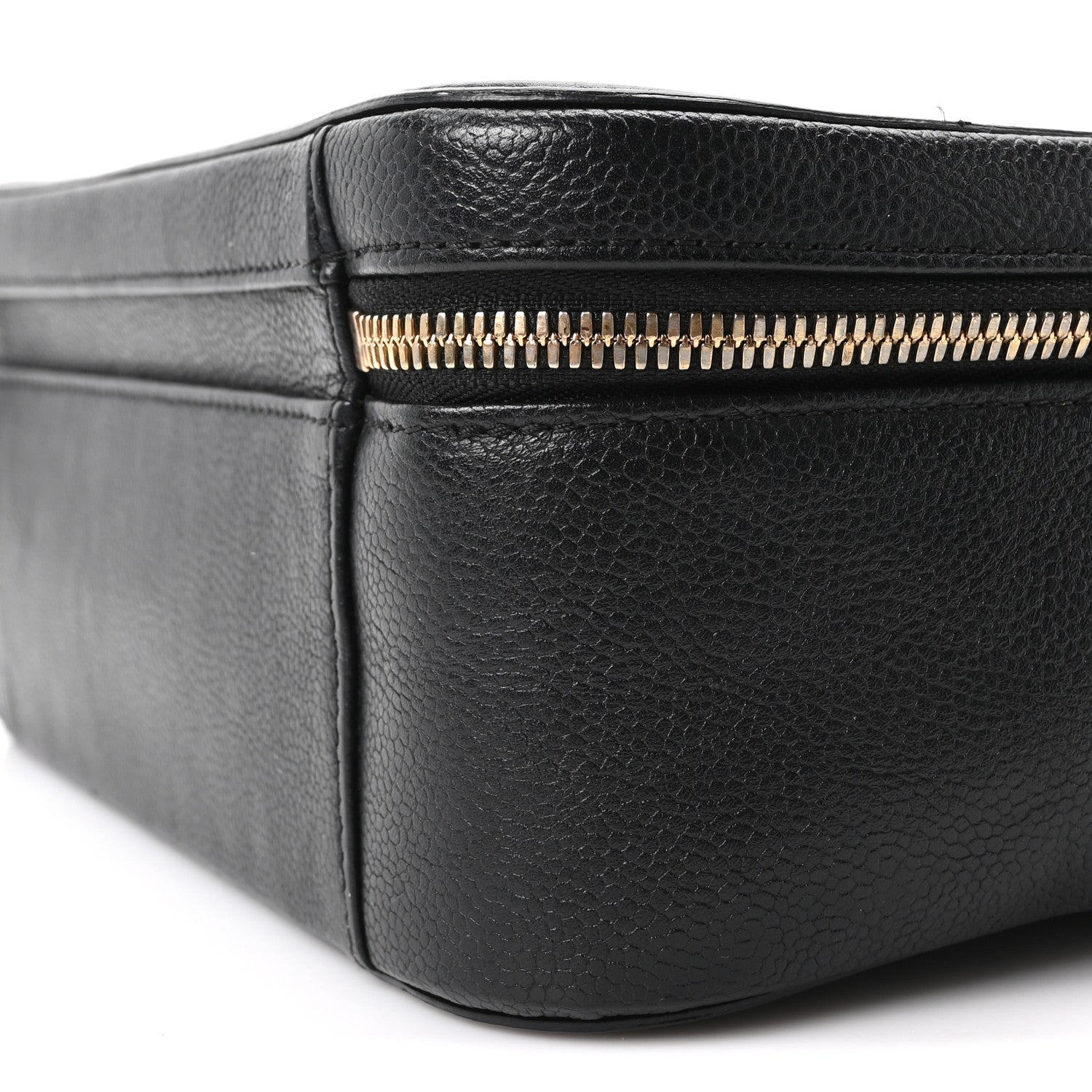 Chanel Caviar Quilted Large CC Filigree Vanity Case Black 10 of 10