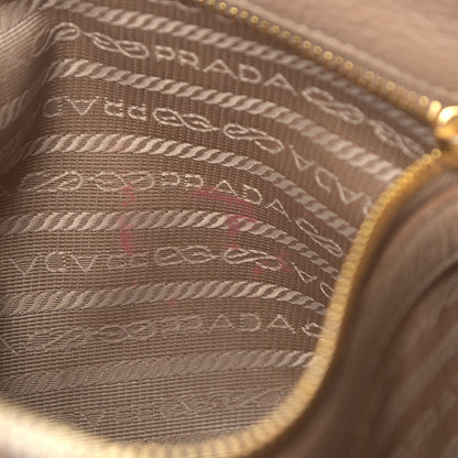 Prada Vitello Daino Zippered Shoulder Bag Cammeo 11 of 15