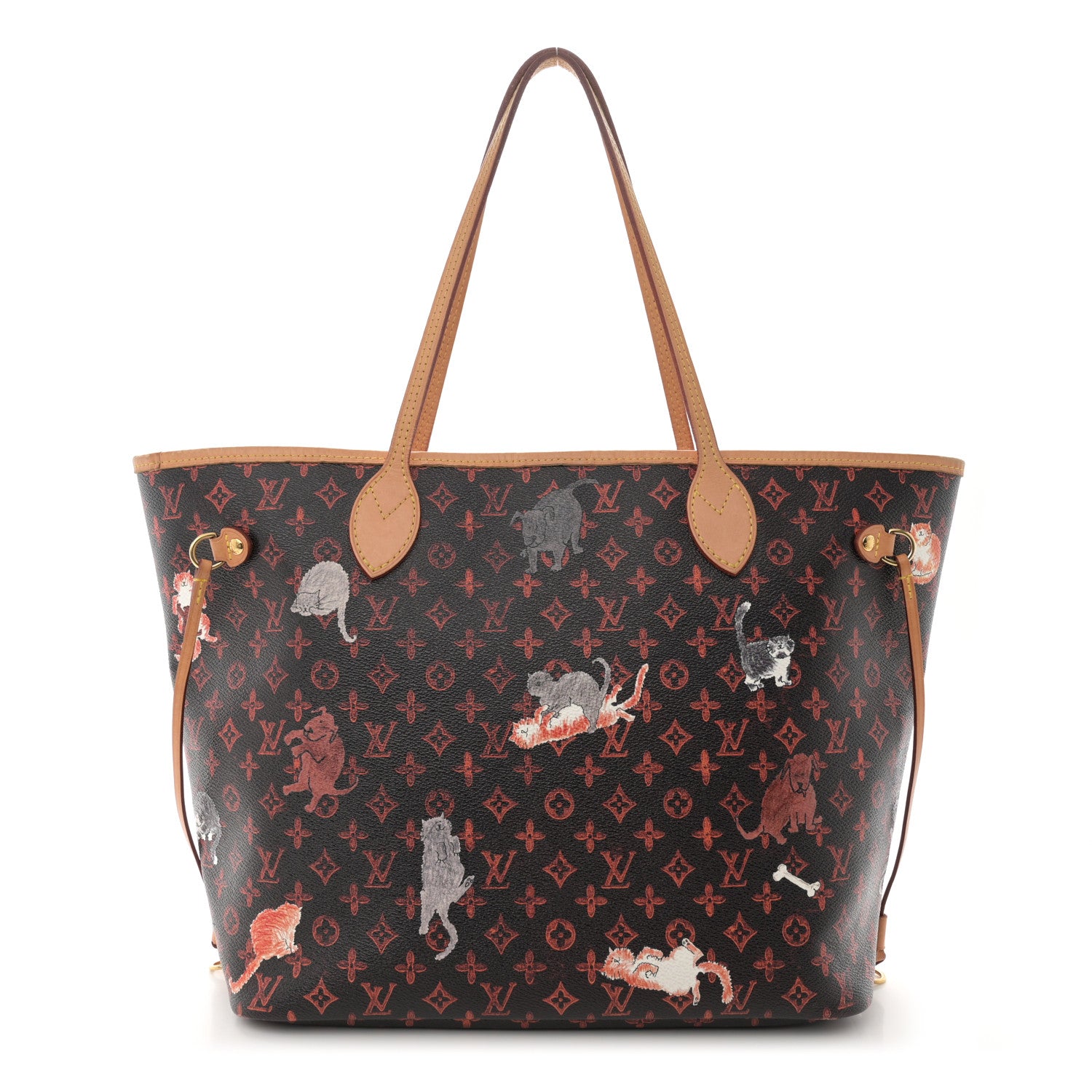 Louis Vuitton Catogram Neverfull MM Marron 1 of 12